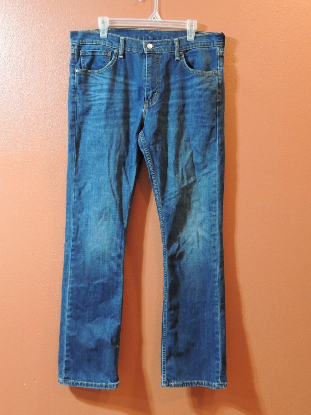 Levi 527 Jeans Men 36x34 Pockets Outdoor Work Fun Party Denim Blue Jeans